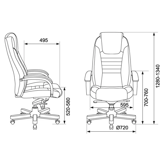 Кресло бюрократ т 9923 walnut