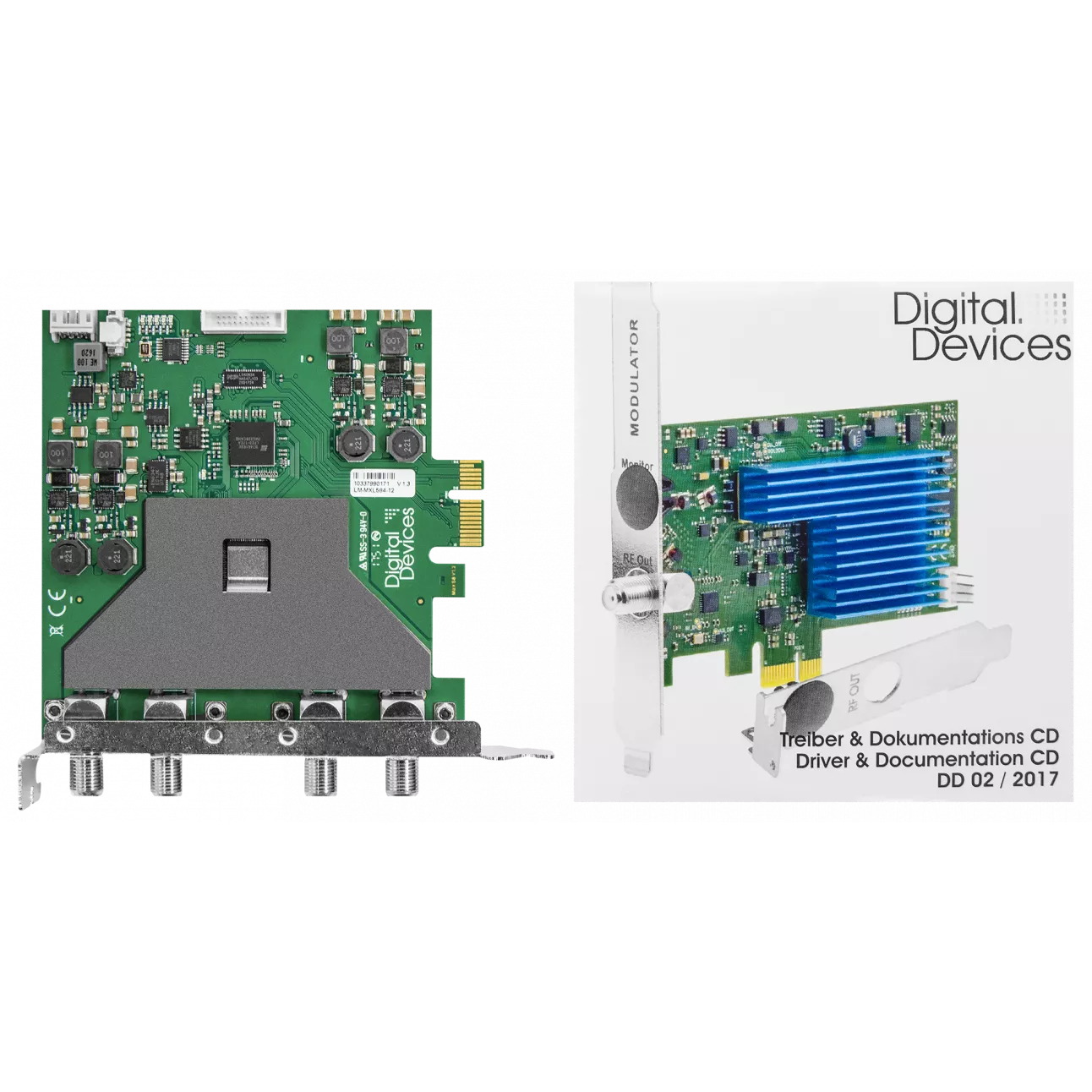 Карта 8-тюнерного приемника DVB-S2X PCIe купить по низкой цене - НАГ
