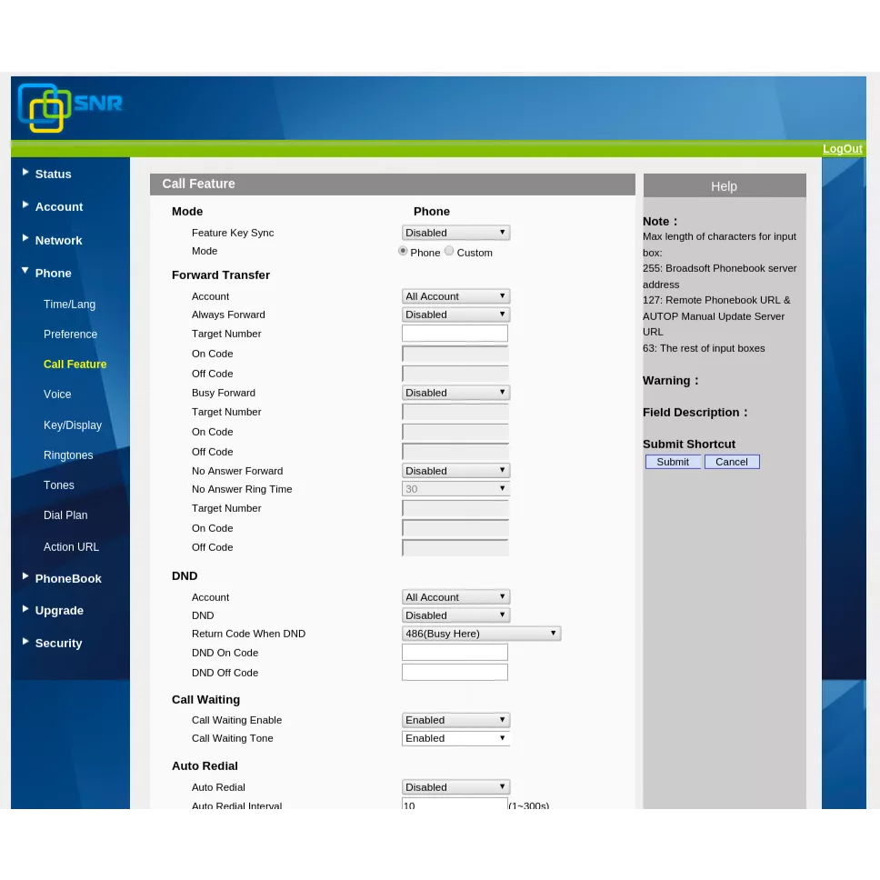 IP-телефон SNR-VP-51 без БП, поддержка PoE купить по низкой цене - НАГ